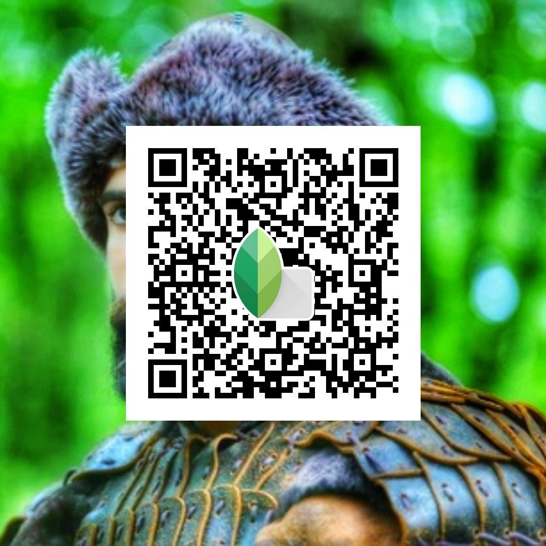 Snapseed QR Codes Blur Background