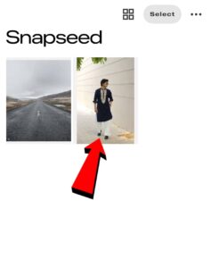Background Change in Snapseed